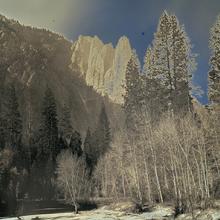 Sentinel Rock (View from Cathedral Beach), Yosemite, California  