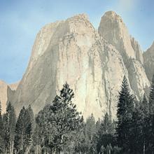 Cathedral Rocks and Cathedral Spires, Yosemite, California  