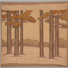 Tree embroidery textile  1903–10