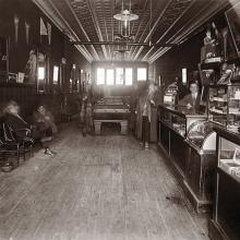Billiard hall interior  1913