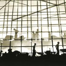 Construction  1952 Fan Ho (b. 1937) black-and-white photograph Courtesy of Modernbook Gallery, San Francisco L2014.1710.004