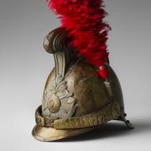 Lafayette Hook & Ladder Company Number 2 parade helmet  1850s