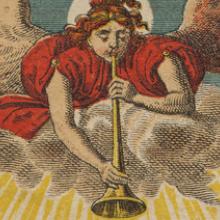 Cards from Soprafino Dellarocca tarot  1883
