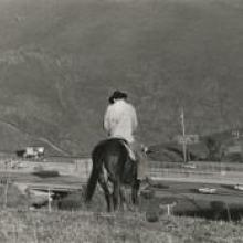 Untitled, from the series Back to the Ranch, above Highway 580, Dublin, Alameda County, California  1994 Matthew James O'Brien digital print Courtesy of the artist R2013.3401.006
