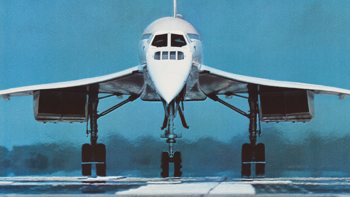 British Airways Concorde poster  1980s