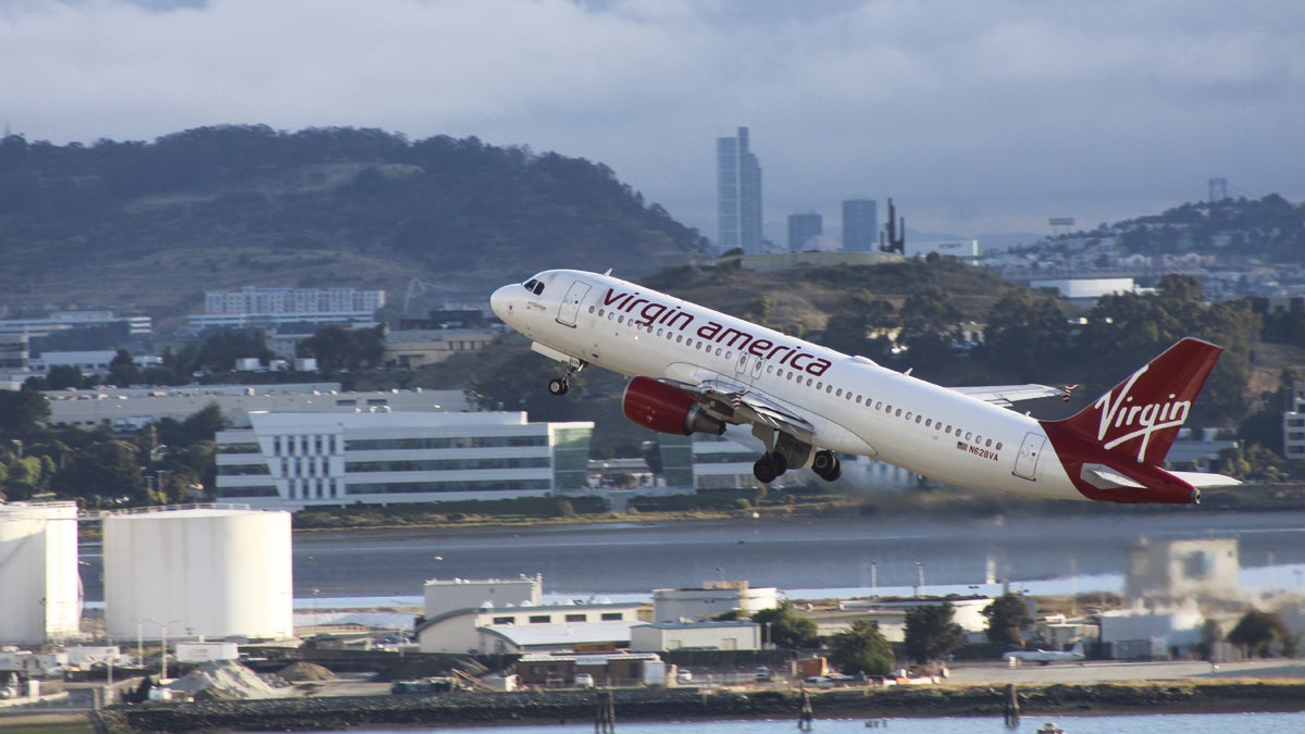 Virgin America Airbus A320-200 at San Francisco International Airport (SFO)  2014 