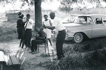 Mississippi Fred McDowell at a house party; Como, Mississippi  mid-1960s Photograph: Chris Strachwitz Courtesy of Chris Strachwitz and/or the Arhoolie Foundation R2018.1101.166